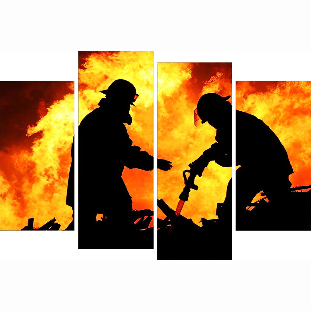 Firefighters 4 Pack Diamond Painting