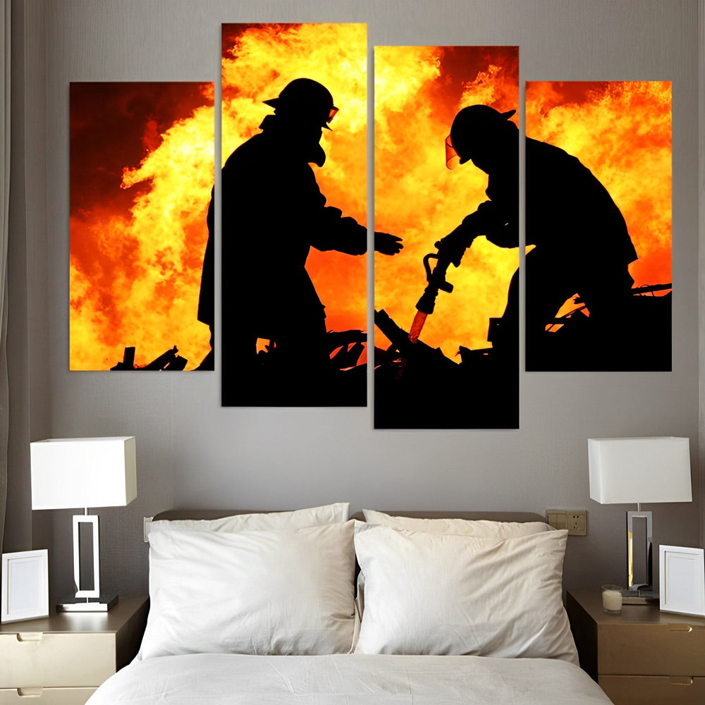 Firefighters 4 Pack Diamond Painting