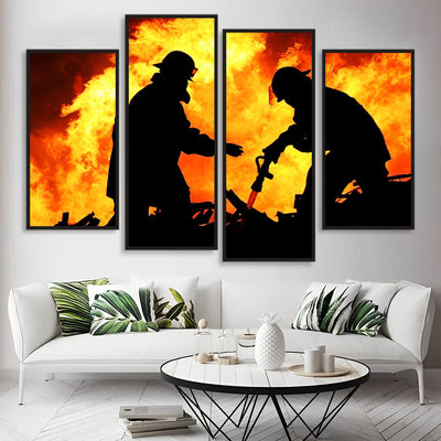 Firefighters 4 Pack Diamond Painting Kits