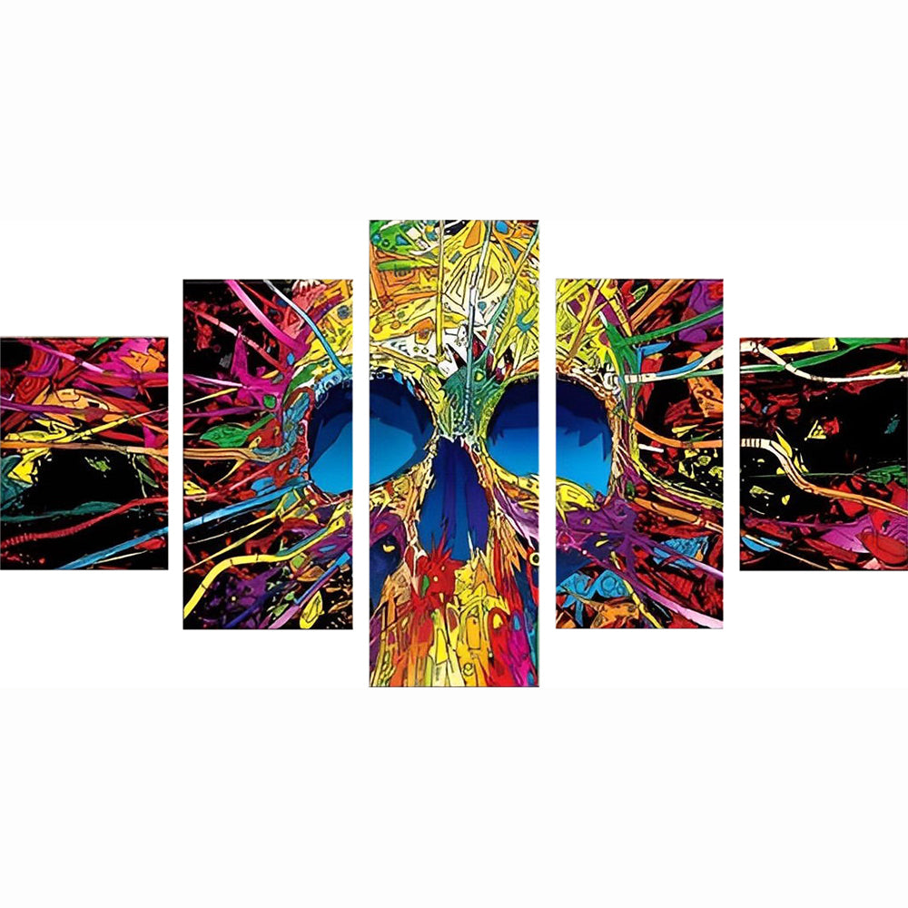 Multicolor Skeleton 5 Pack Diamond Painting