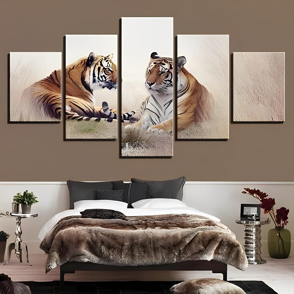 Two Bengal Tigers 5 Pack Diamond Painting