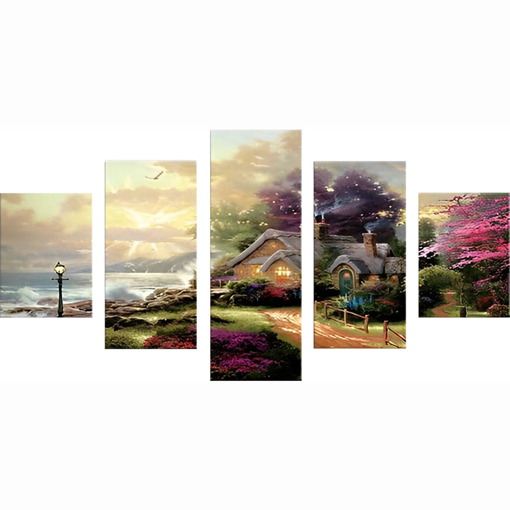 Beach Hut 5 Pack Diamond Painting