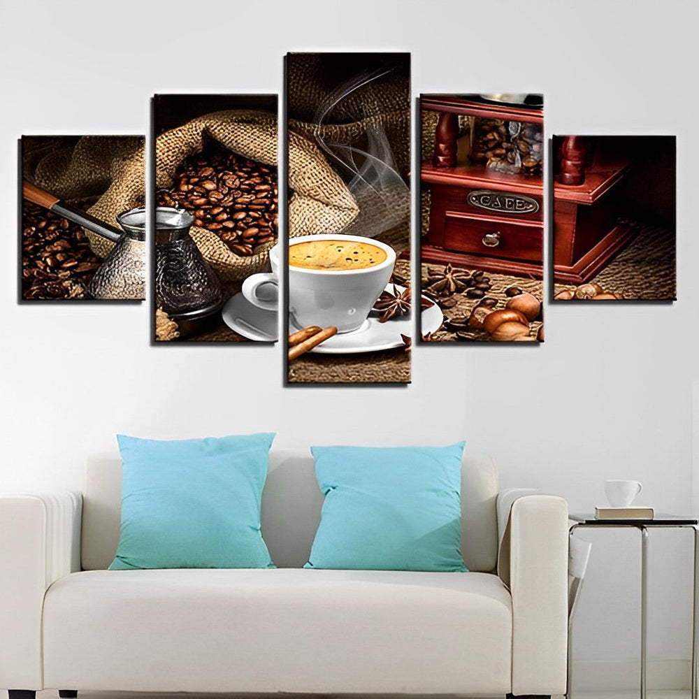 A Cup of Coffee and Spices 5 Pack Diamond Painting