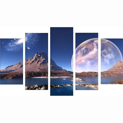 Mountain and Moon 5 Pack Diamond Painting