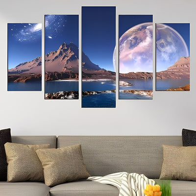 Mountain and Moon 5 Pack 5D DIY Diamond Painting Kits