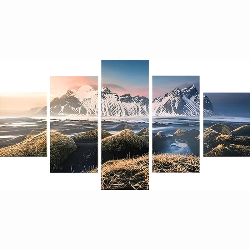 Forest and Snowy Mountains 5 Pack Diamond Painting