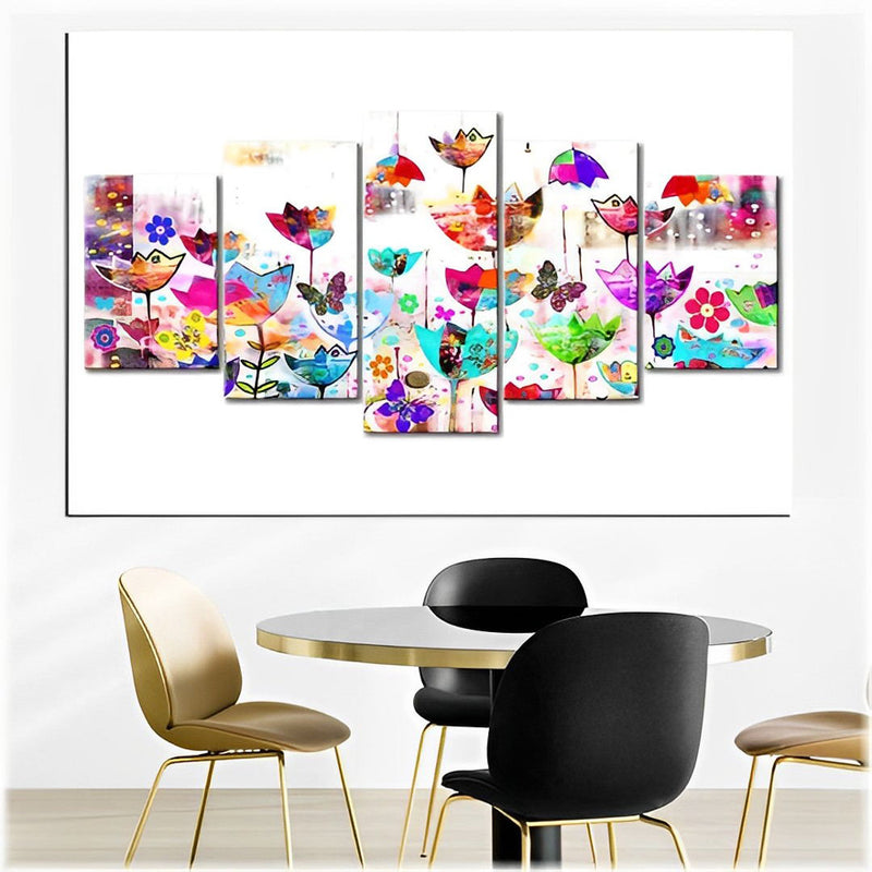 Tulips and Butterflies 5 Pack Diamond Painting