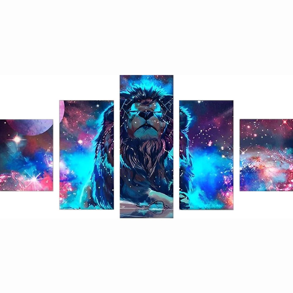 Leo with Blue Light 5 Pack Diamond Painting
