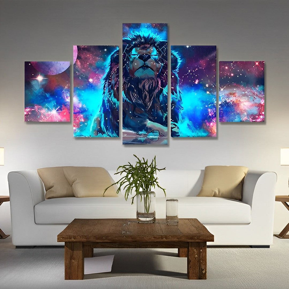 Leo with Blue Light 5 Pack Diamond Painting