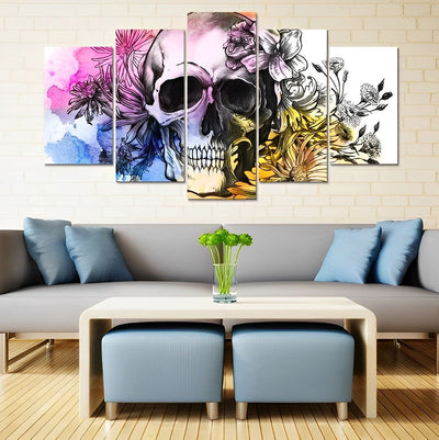 Skull and Flowers 5 Pack 5D DIY Diamond Painting Kits