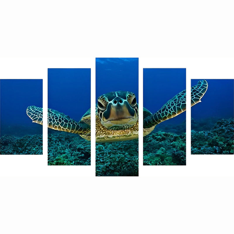 Turtle in the Sea 5 Pack 5D DIY Diamond Painting Kits
