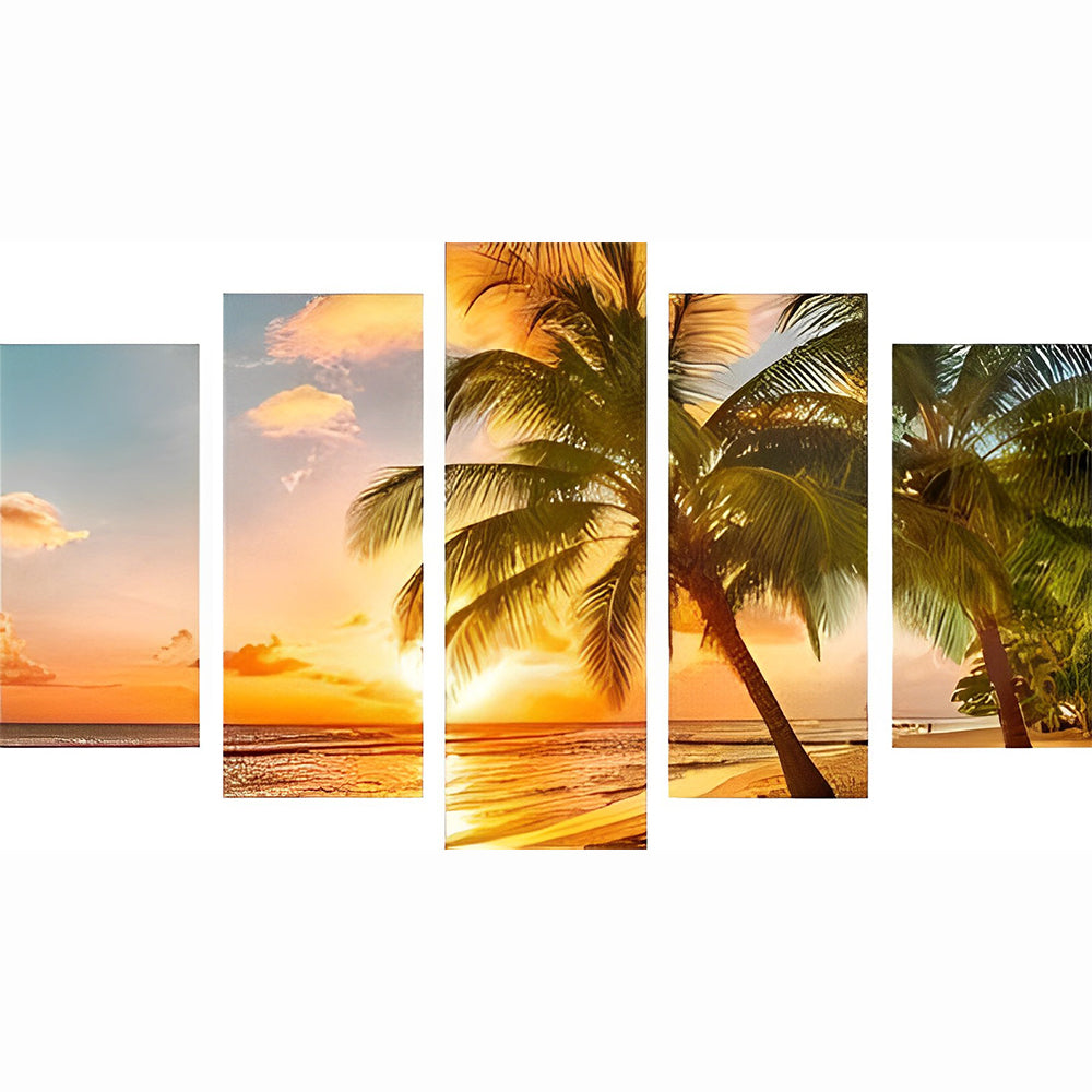The Coconut Trees 5 Pack Diamond Painting