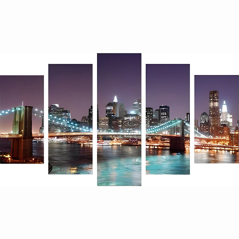 Magnificent View of Manhattan 5 Pack 5D DIY Diamond Painting Kits