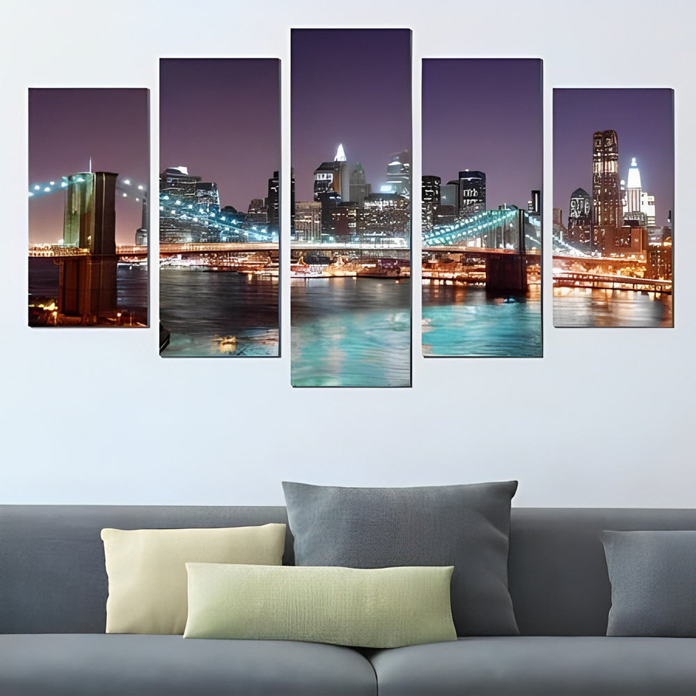 Magnificent View of Manhattan 5 Pack Diamond Painting