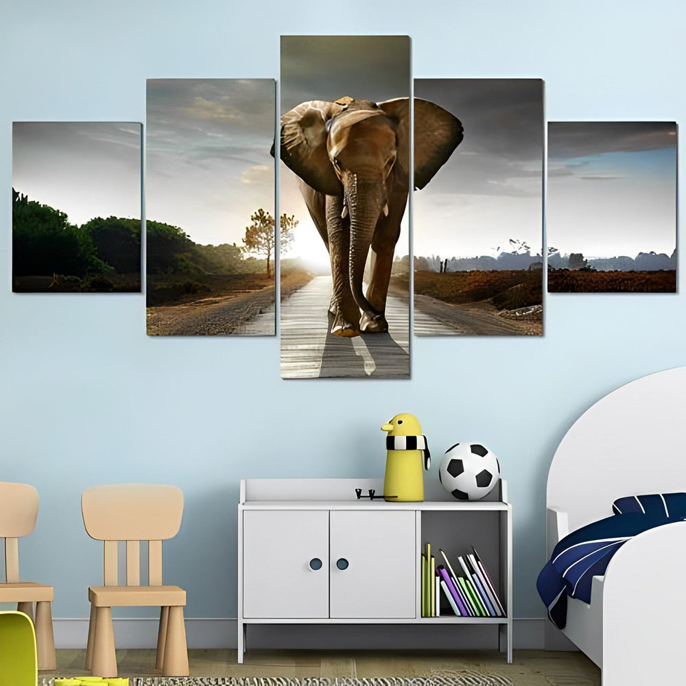Elephant in the Light 5 Pack Diamond Painting
