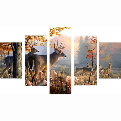 Deer Family 5 Pack 5D DIY Diamond Painting Kits