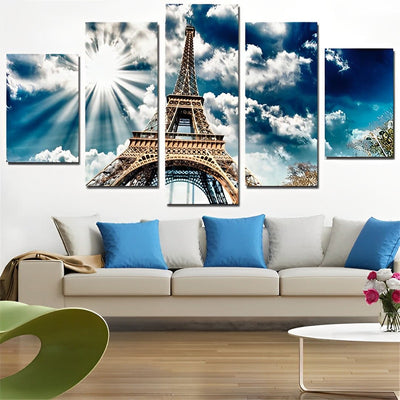Eiffel Tower in Beau Temps 5 Pack 5D DIY Diamond Painting Kits