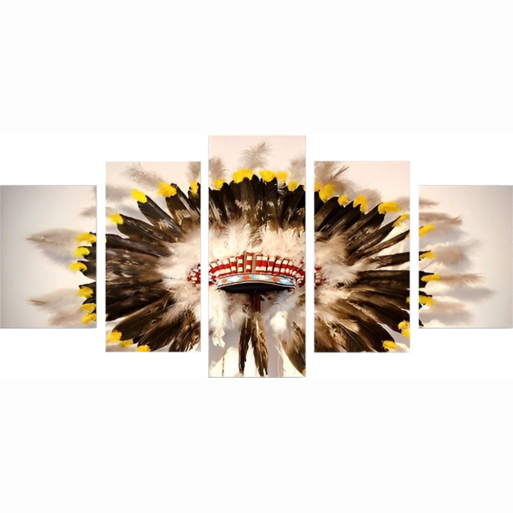 Indian Chief Headdress 5 Pack Diamond Painting