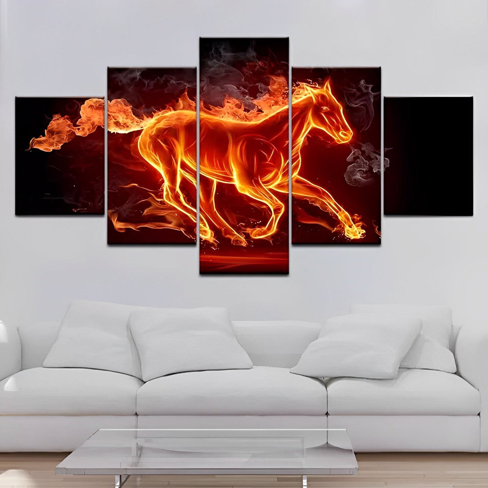 Fire Horse 5 Pack Diamond Painting