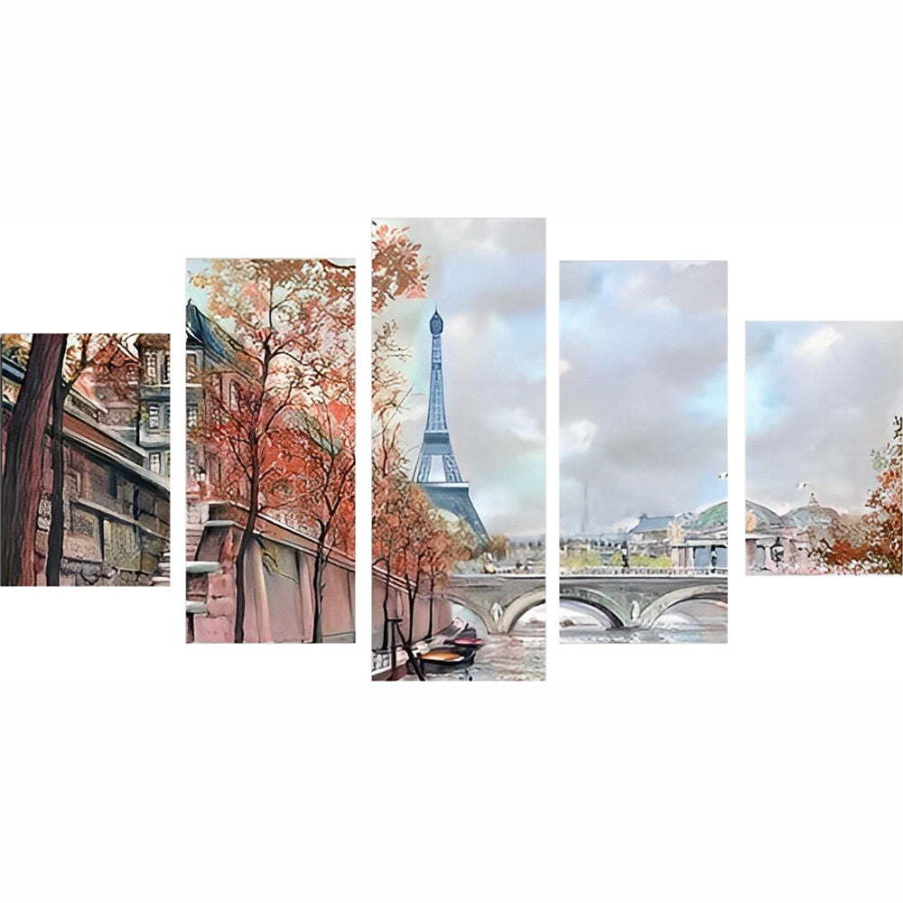 Autumn Eiffel 5 Pack Diamond Painting
