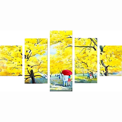Couple and Red Umbrella 5 Pack 5D DIY Diamond Painting Kits