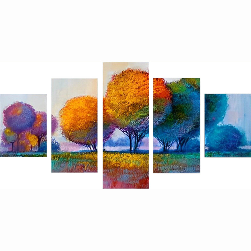 Wrapped Trees 5 Pack Diamond Painting