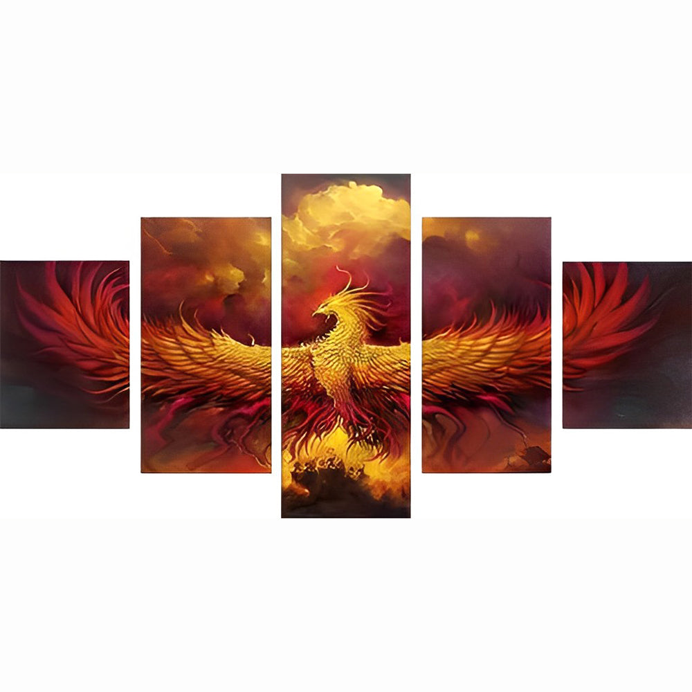 Huge Flying Phoenix 5 Pack Diamond Painting