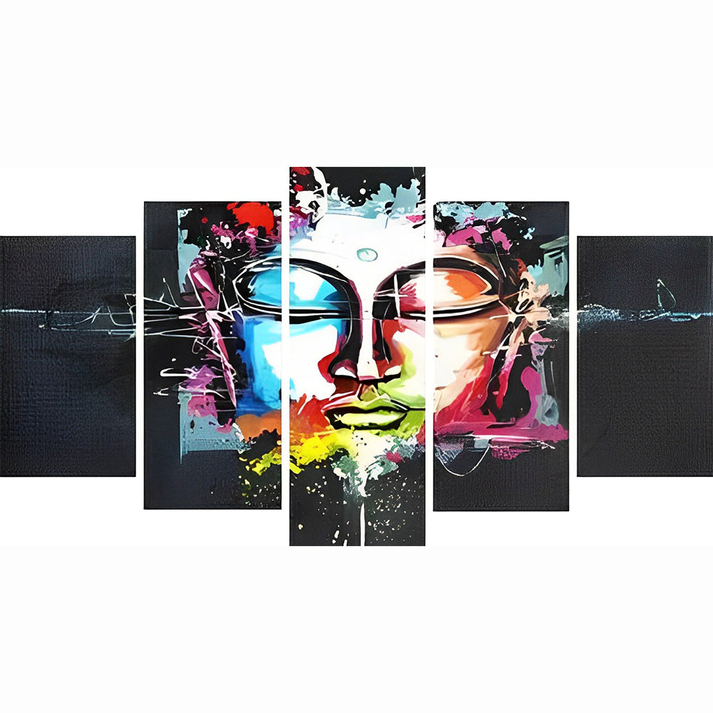 Buddhist Watercolor Painting 5 Pack Diamond Painting