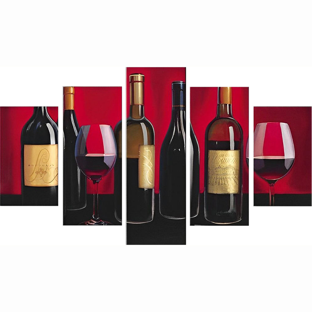 Wine 5 Pack Diamond Painting