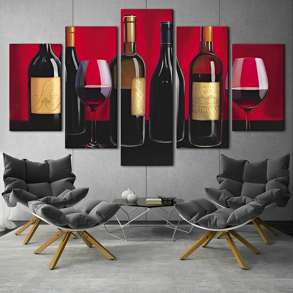 Wine 5 Pack Diamond Painting