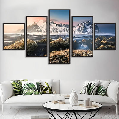 Forest and Snowy Mountains 5 Pack Diamond Painting