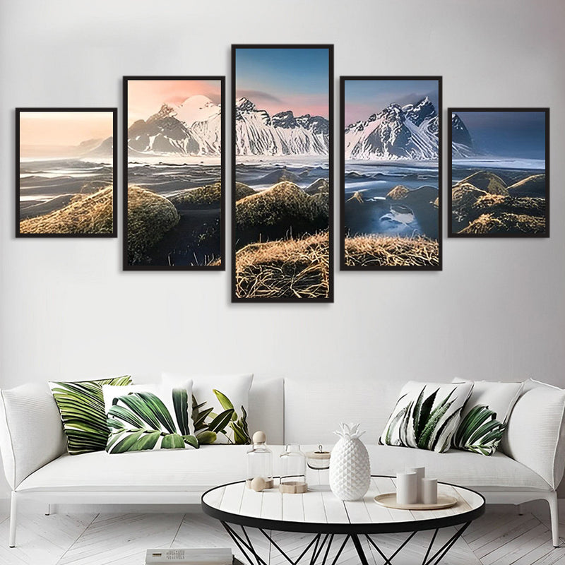 Forest and Snowy Mountains 5 Pack Diamond Painting