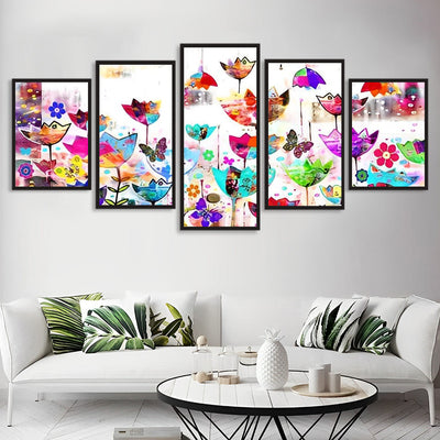 Tulips and Butterflies 5 Pack Diamond Painting