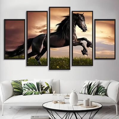 Running Brown Horse 5 Pack Diamond Painting