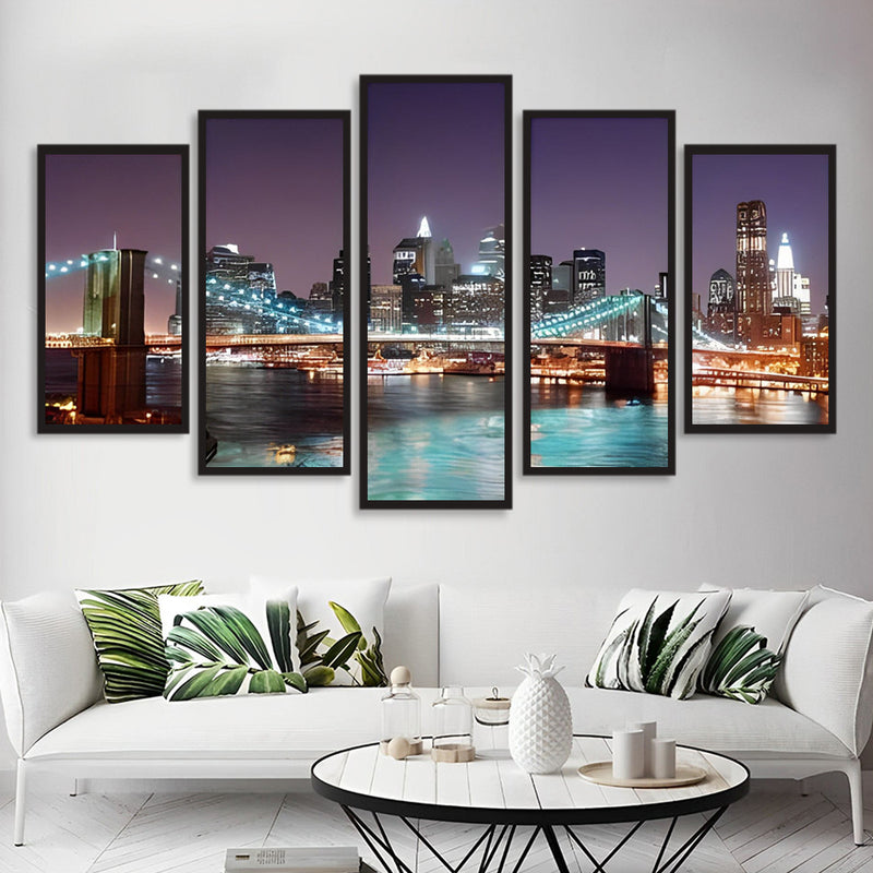 Magnificent View of Manhattan 5 Pack 5D DIY Diamond Painting Kits