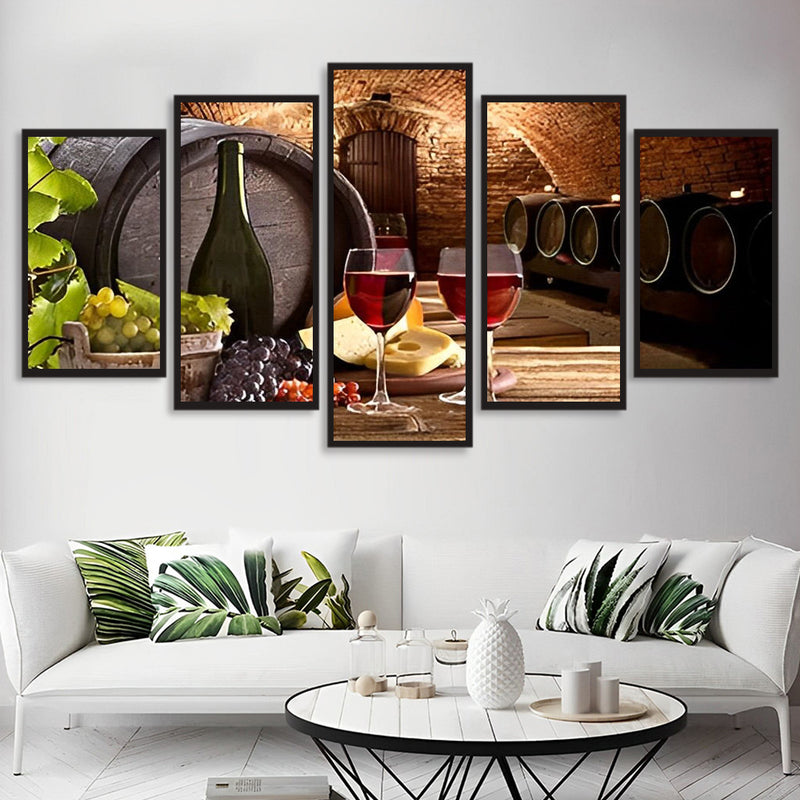 Red Wine 5 Pack Diamond Painting