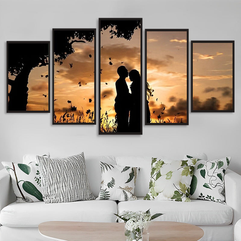 Couple and the Setting Sun 5 Pack 5D DIY Diamond Painting Kits