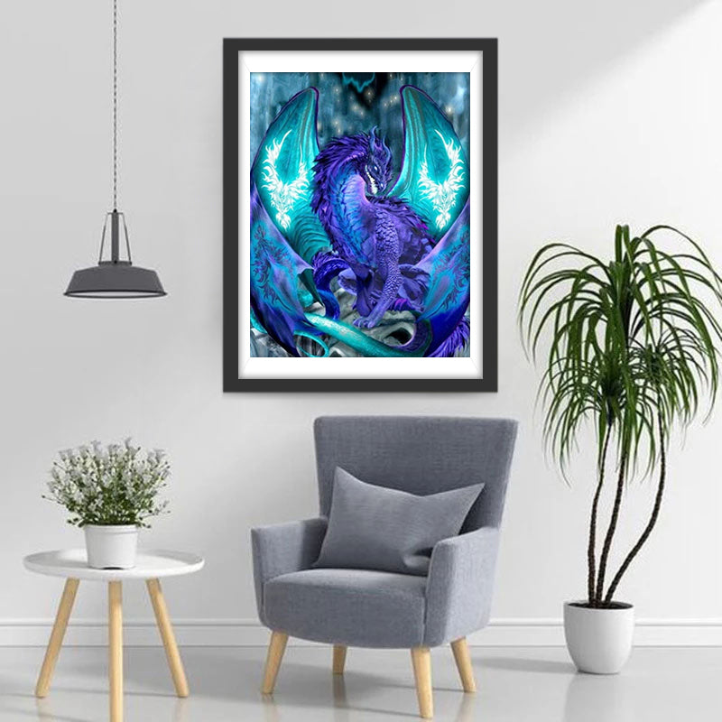 Purple Dragon Diamond Painting