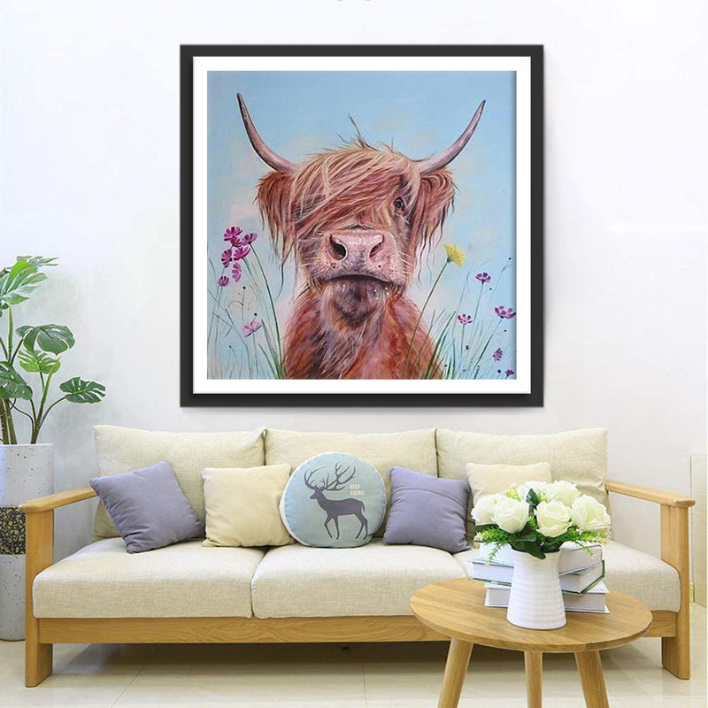 Cow Highland Animal 5D DIY Diamond Painting Kits