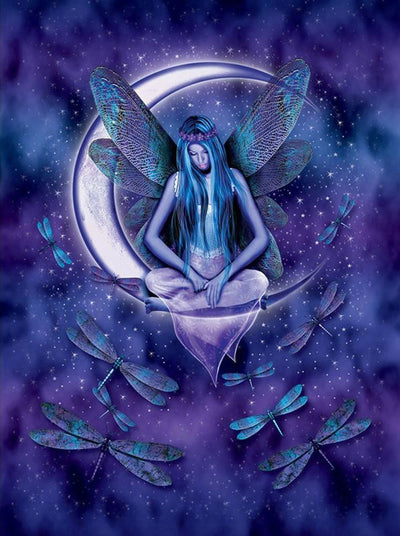 The Purple Moon Fairy 5D DIY Diamond Painting Kits