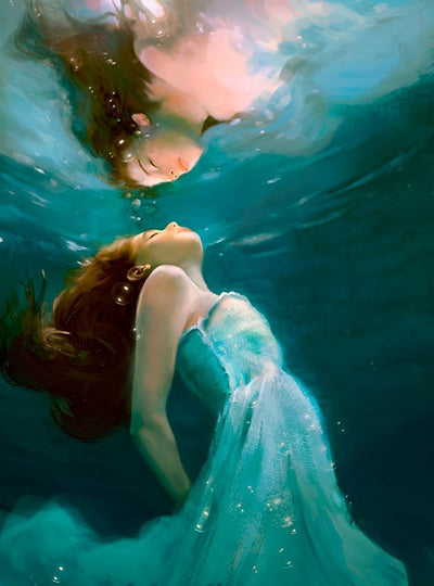 Girl in the Water 5D DIY Diamond Painting Kits