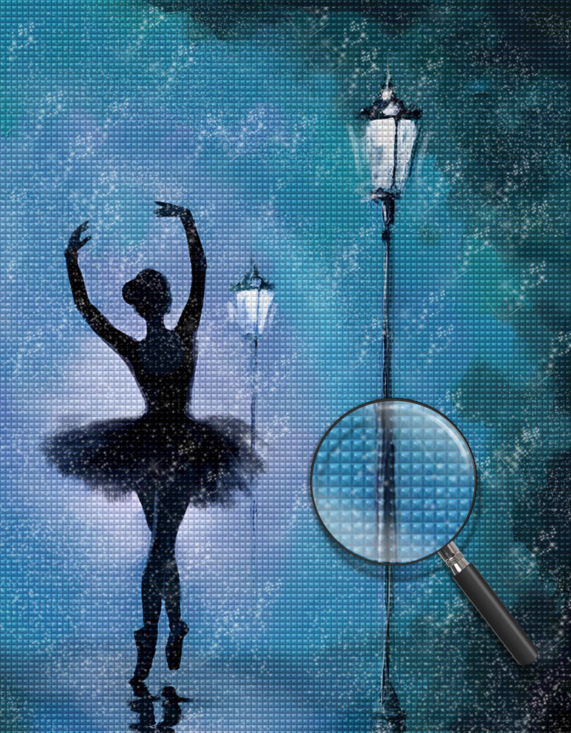 Dancer under a Street Lamp 5D DIY Diamond Painting Kits