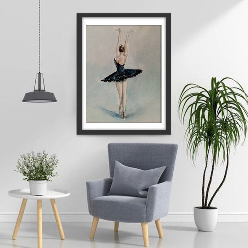 Black Swan Dancing Ballet 5D DIY Diamond Painting Kits