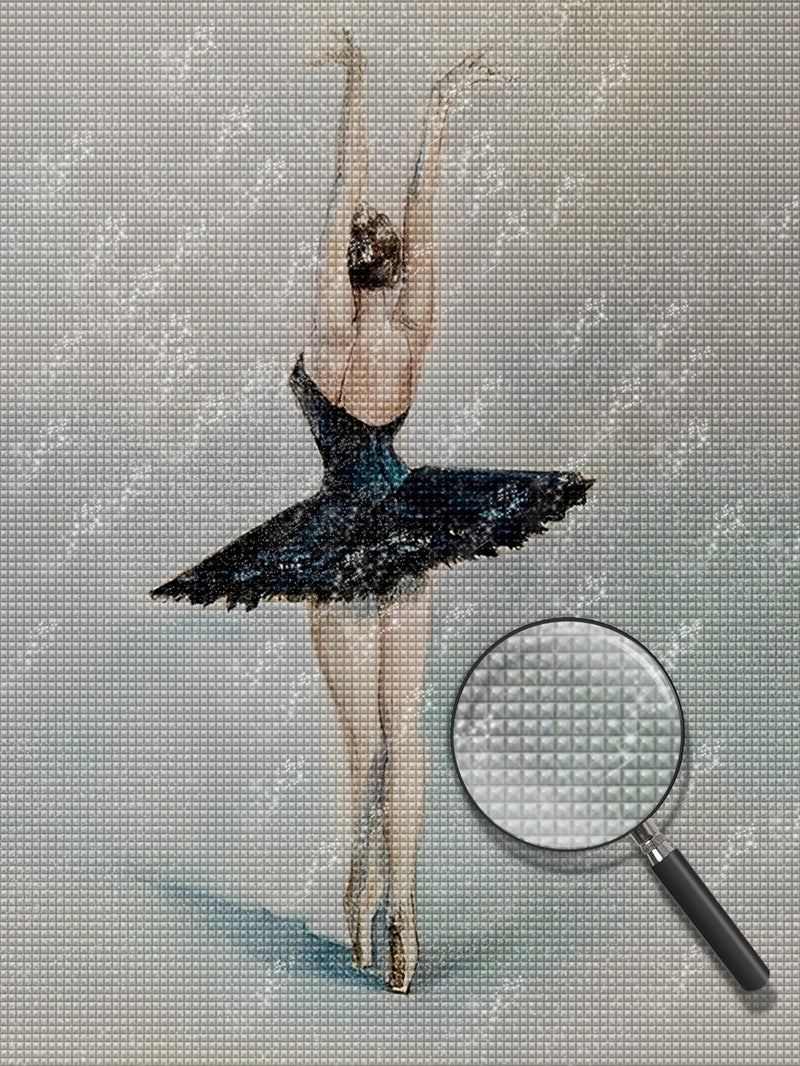 Black Swan Dancing Ballet 5D DIY Diamond Painting Kits