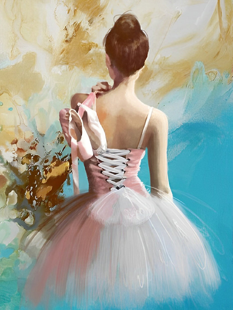 Silhouette of a Ballet Dancer 5D DIY Diamond Painting Kits