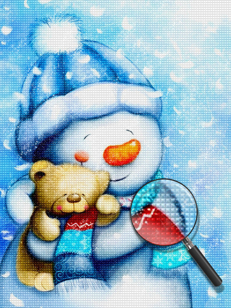 Snowman and Bear Doll 5D DIY Diamond Painting Kits