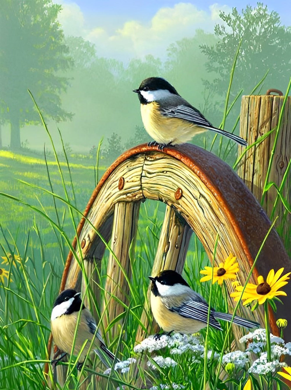 Birds in the Garden Diamond Painting