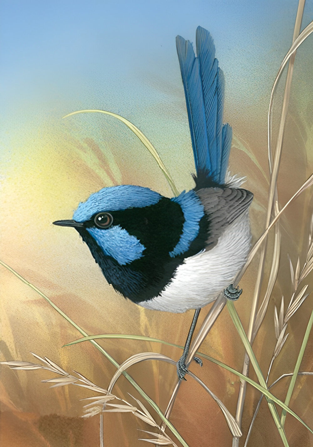 Bird on the Straw Diamond Painting