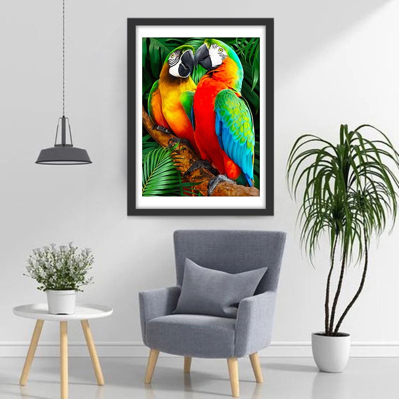 Two Macaw Parrots 5D DIY Diamond Painting Kits