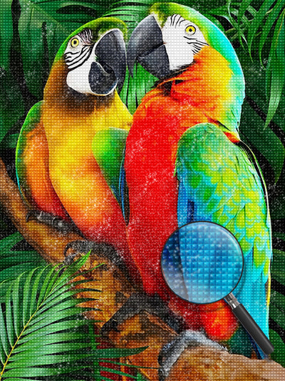 Two Macaw Parrots 5D DIY Diamond Painting Kits